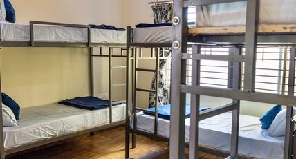 Beedu Stays - Backpackers Hostel Mysore Room Type - Bed in a 6 Bed Mixed Dorm