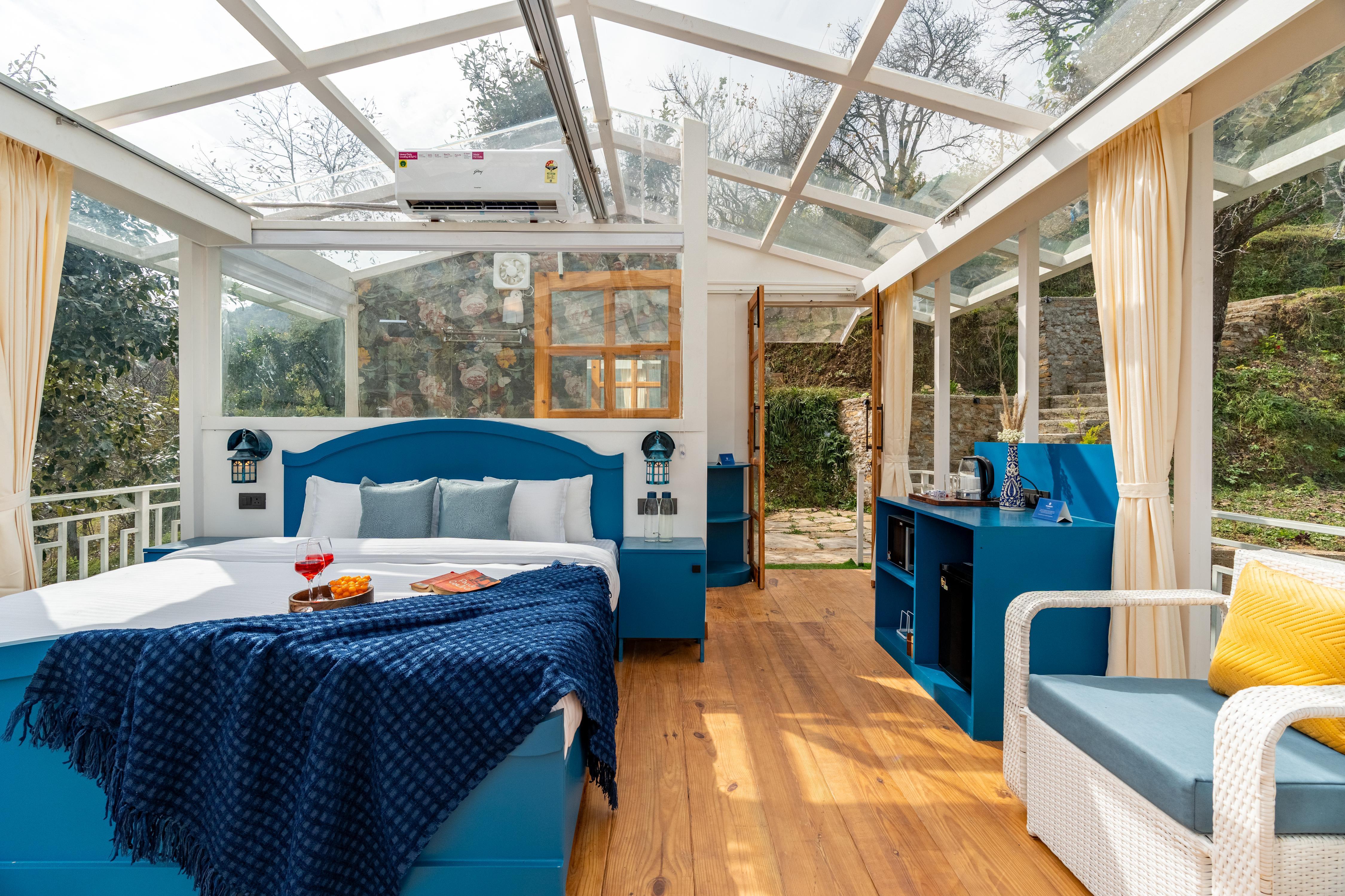 SaffronStays Prism Hill Glass Suite - Tap to explore photos