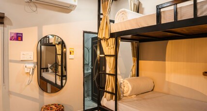 Zostel Varanasi Room Type - 1 Bunk Bed | Deluxe 4 Bed Female Dorm | Shared en-suite washroom Zostel Varanasi Room Type - 1 Bunk Bed | Deluxe 4 Bed Female Dorm | Shared en-suite washroom