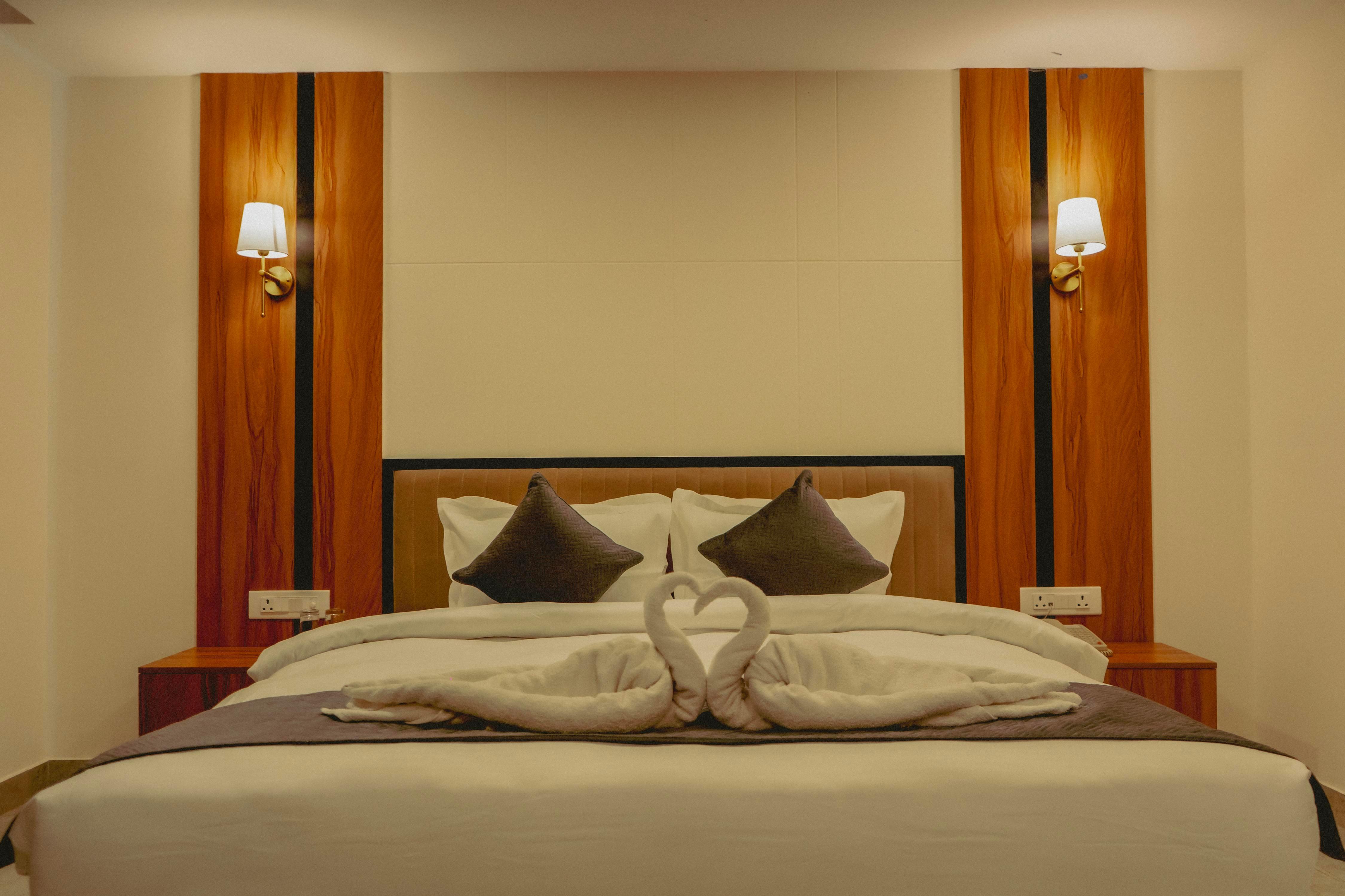 Hotel Dispur Vista is a unit of Hotel Kailash Residency Room Type - Deluxe Room (King Size bed)