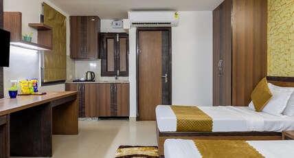 Hotel Mint Grand - A Smart Stay Near Yashobhoomi Room Type - Classic Twin Bed Room with Balcony Hotel Mint Grand - A Smart Stay Near Yashobhoomi Room Type - Classic Twin Bed Room with Balcony
