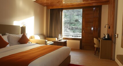 Udit Regency by west western kasol ( Central Heated and Air Cooled ) Room Type - Premium room with balcony