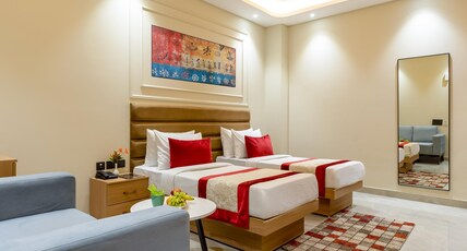 The Embassy Inn - Near Indoor Stadium & Sector 11 Room Type - Deluxe Twin-Bed Room The Embassy Inn - Near Indoor Stadium & Sector 11 Room Type - Deluxe Twin-Bed Room