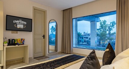 Hotel The Emporio Elite Near Shaheed Sthal Metro Station Room Type - Suite Room With City View Hotel The Emporio Elite Near Shaheed Sthal Metro Station Room Type - Suite Room With City View