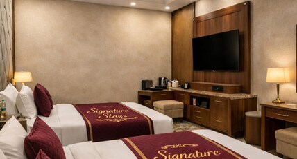 Amar Singh Palace by Signature Stayz Near Tajmahal Room Type - Family Room with Twin Bathroom