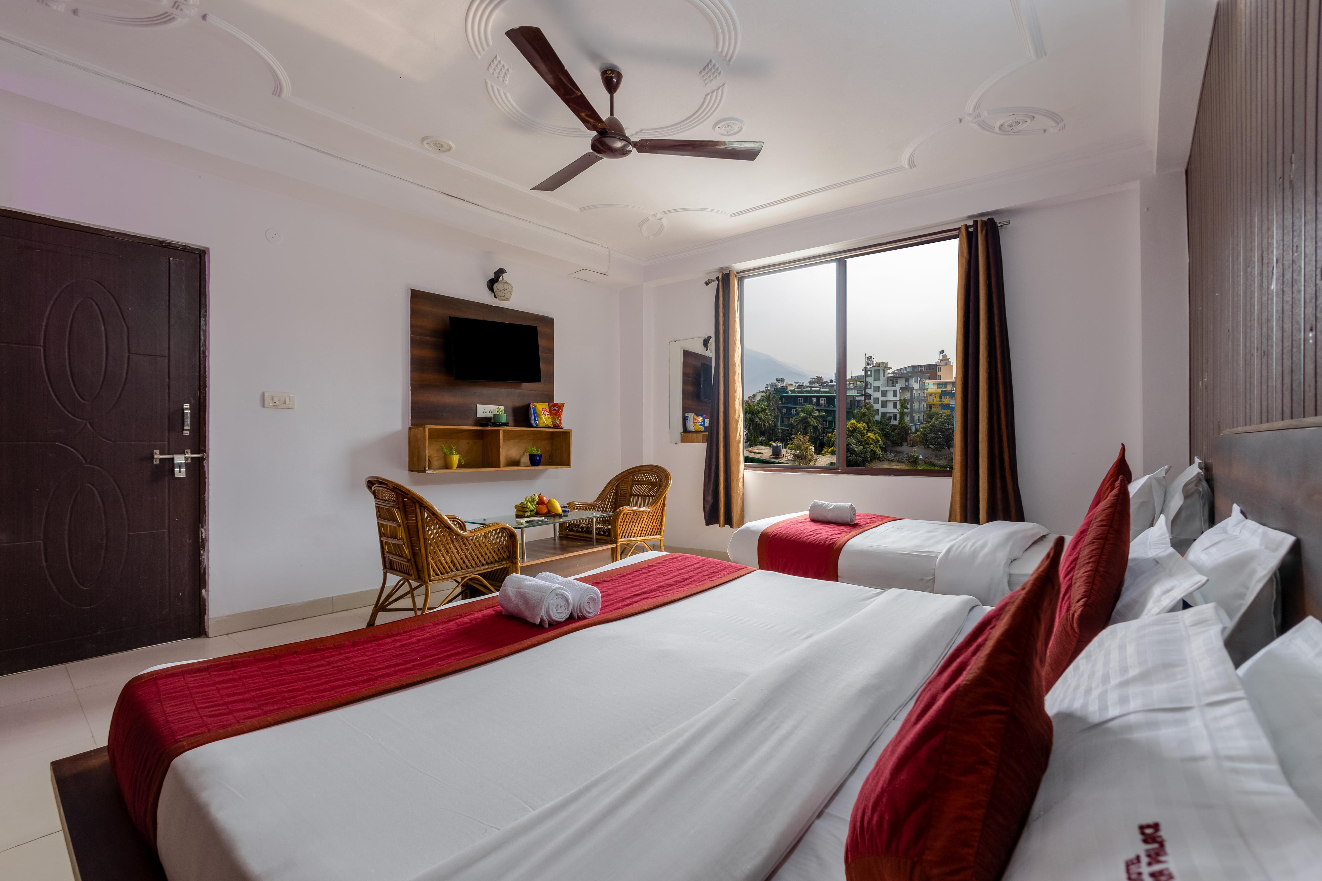 Hotel Indra Palace At Tapovan Room Type - Family Triple Room With Smart TV