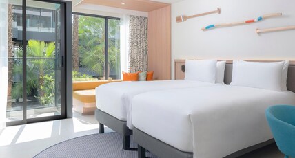 ibis Styles Phuket Bangtao Room Type - Superior Room, balcony - 2 single beds and a sofa bed