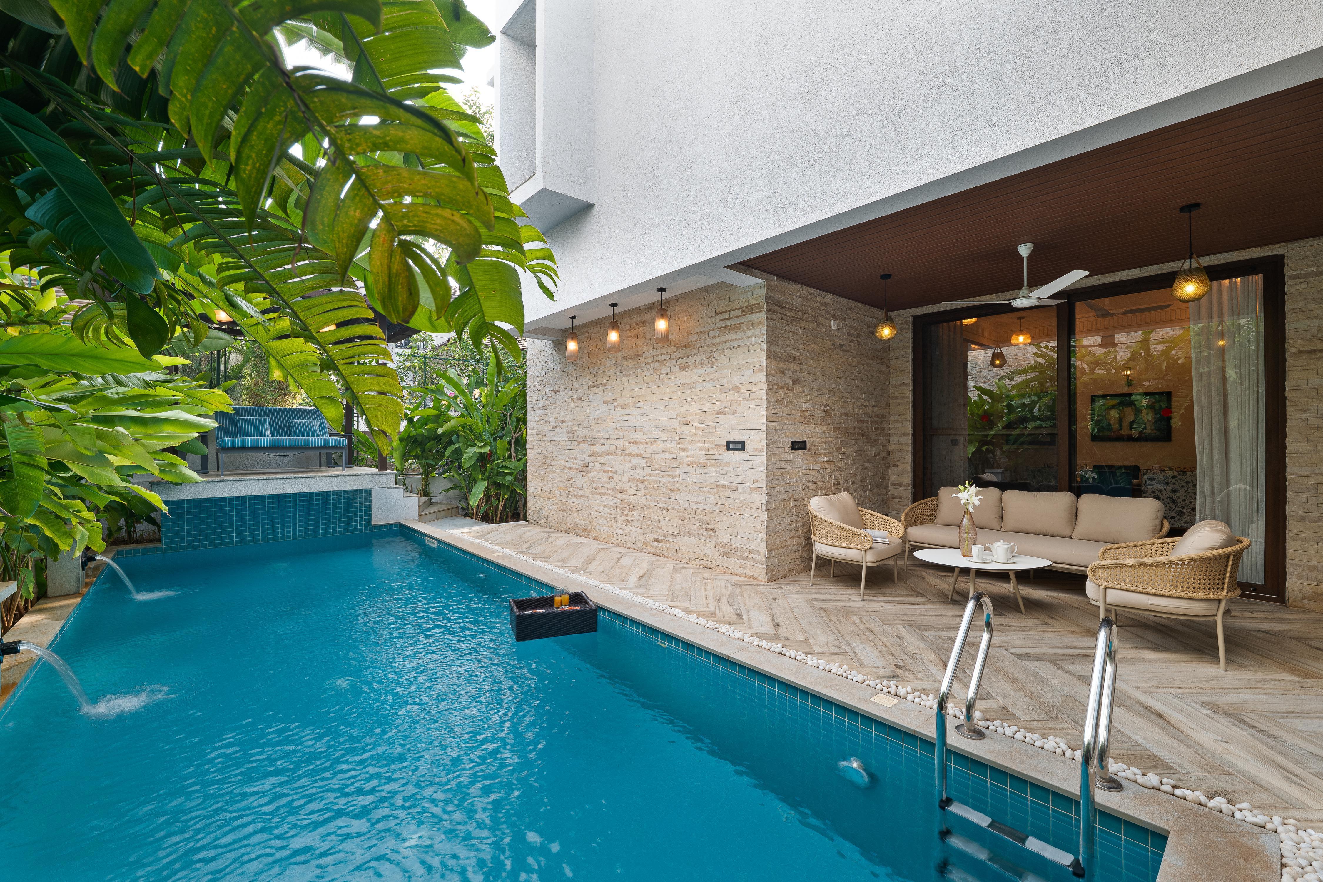 Melhor Stays villa - L-S05 Luxurious 4BHK villa with private pool @ Anjuna - Tap to explore photos