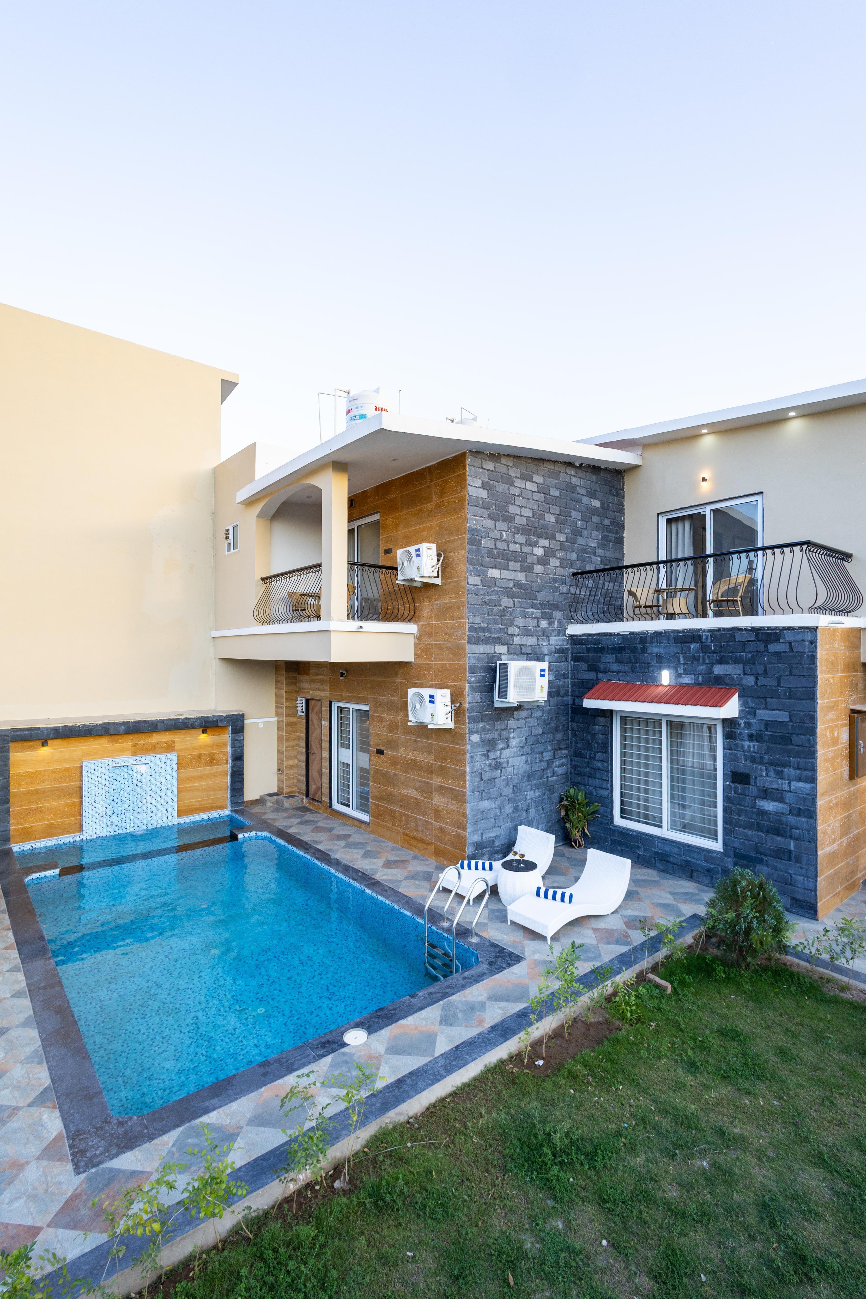 ELIVAAS Signature Casa llios | Country Style 3 BHK Villa with Pvt pool - Tap to explore photos