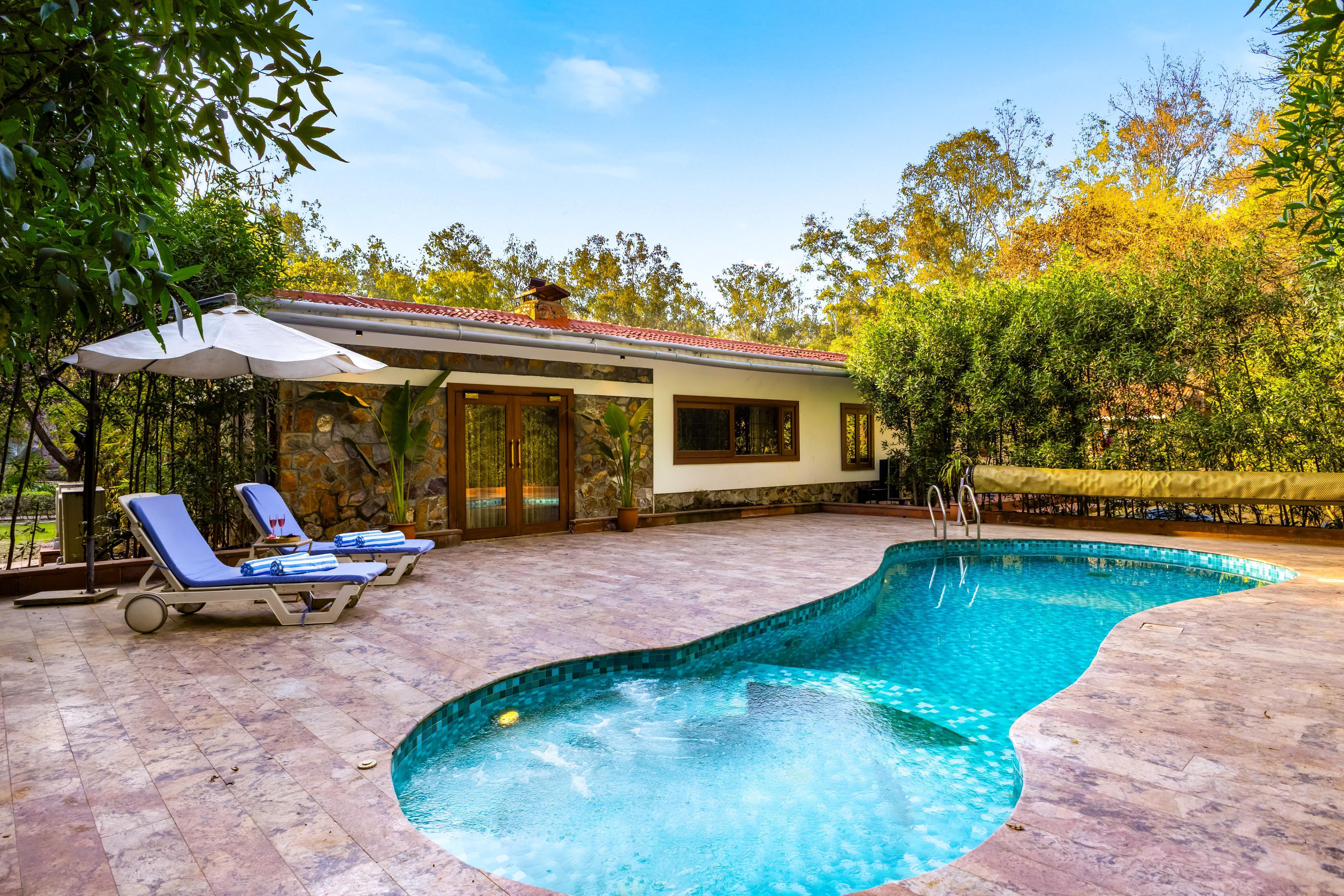 ELIVAAS Aravalli Reserve The Bliss | 3 BHK Villa with Pvt Pool & Jacuzzi