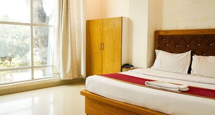AARYA Corbett Resort & Spa (8mins drive to Kosi River) Room Type - King Bed Room with City View