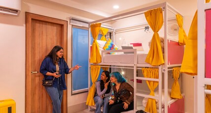 goSTOPS Plus Katra Room Type - Bed in 4 Bed Mixed Dormitory A/C Room with Ensuite Bathroom