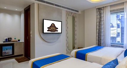 Anu Plaza Luxury Living | Quiet Soundproof Rooms Near Connaught Place & New Delhi Railway Station Room Type - Triple Room -1 King Bed (2Adults) + 1 Single Bed(1 Adult) - City View Anu Plaza Luxury Living | Quiet Soundproof Rooms Near Connaught Place & New Delhi Railway Station Room Type - Triple Room -1 King Bed (2Adults) + 1 Single Bed(1 Adult) - City View