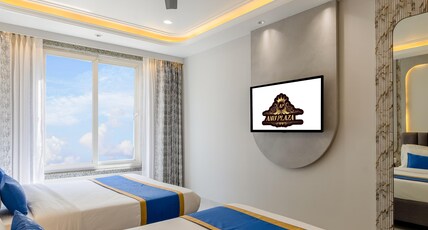 Anu Plaza Luxury Living | Quiet Soundproof Rooms Near Connaught Place & New Delhi Railway Station Room Type - Royal Family Suite - 2 King Bed (4Adults) Anu Plaza Luxury Living | Quiet Soundproof Rooms Near Connaught Place & New Delhi Railway Station Room Type - Royal Family Suite - 2 King Bed (4Adults)