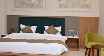 Hotel The Sabhyansh (Only 200 Meters from Temple) Room Type - Super Deluxe Double bed