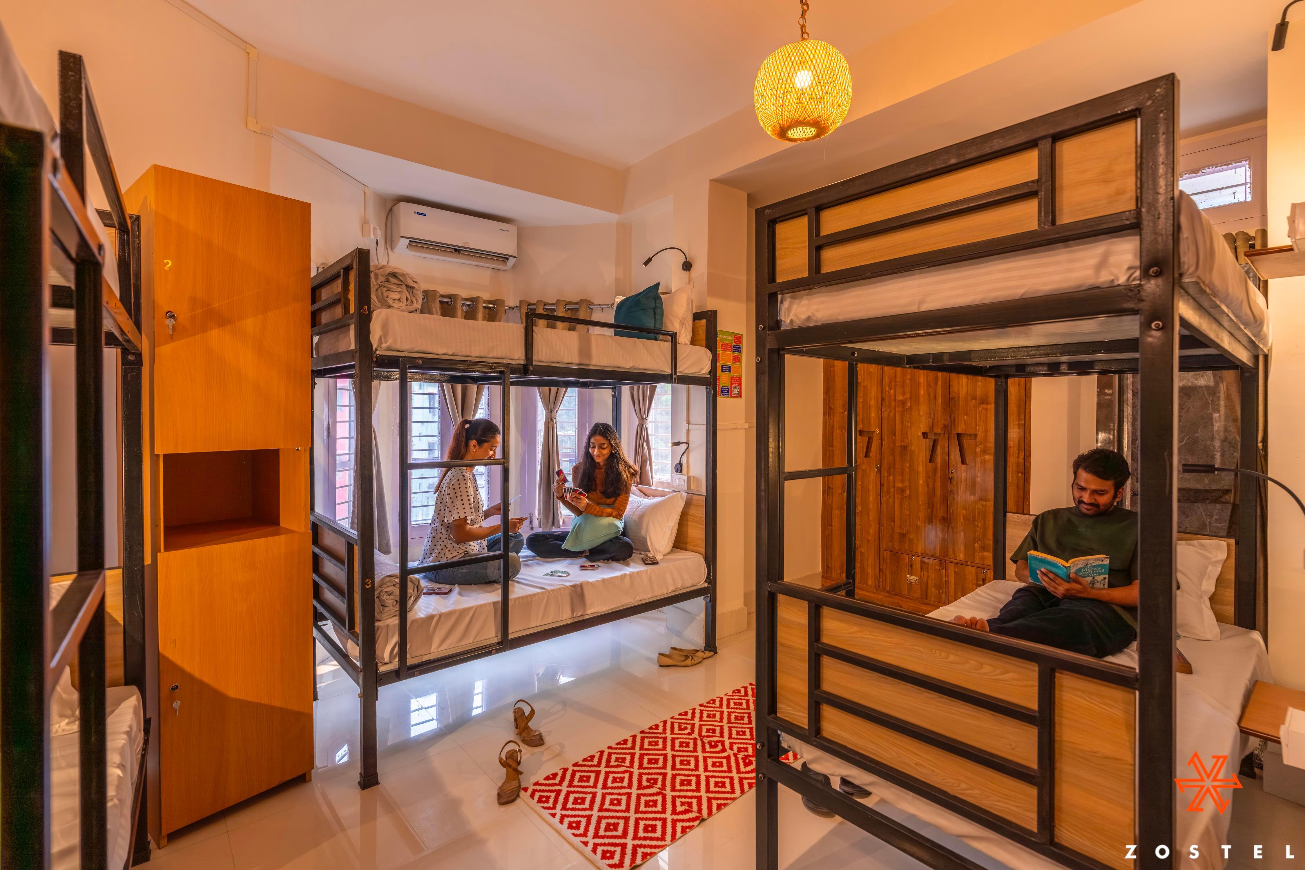 Zostel Guwahati Room Type - A Bed in Deluxe 6 Bed Mixed Dorm (with balcony)