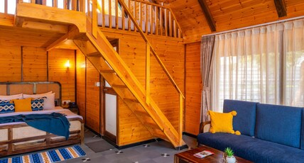 Zostel Homes Hampi Room Type - Premium A-Frame Cottage (with private porch)