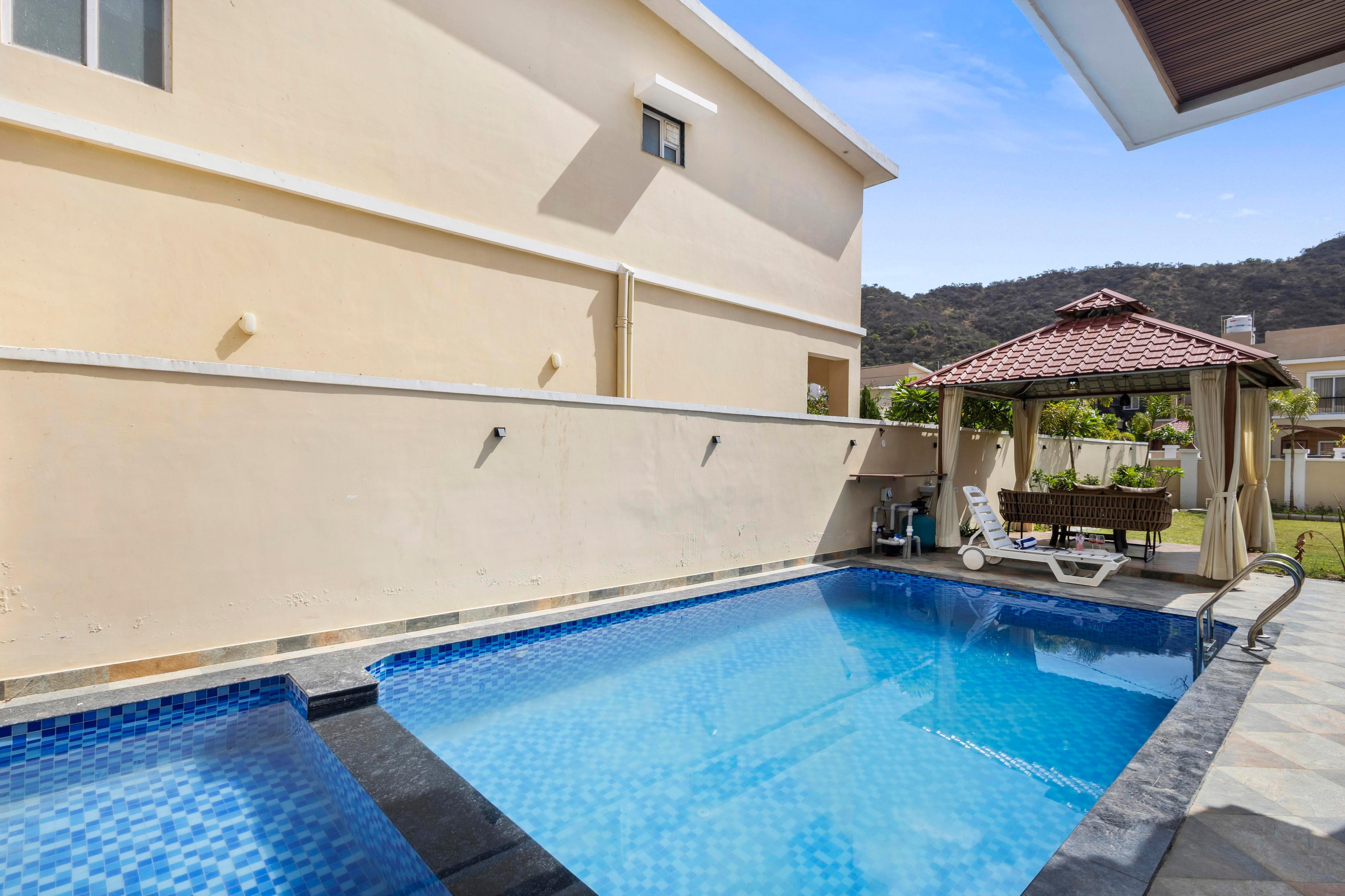 ELIVAAS Signature Casa Meraki 3 BHK Villa with Pvt pool & Gazebo - Tap to explore photos