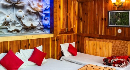 Tirthan mid point Room Type - Deluxe river view room 2