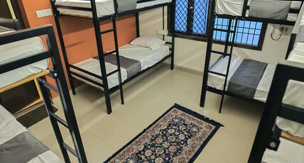 The Circle Hostel Chennai, near Tidel Park Room Type - Bed in 8-Bed Mixed Dorm with Ensuite Bathroom