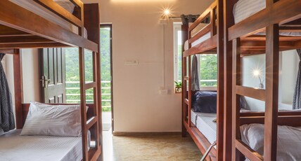 Monkey Tribe Vagamon Room Type - 1 Bunk bed | 6 Bed Mixed Dorms | Shared Ensuite washroom