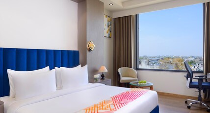 Ginger Kota, Vishwakarma Nagar Room Type - D-Luxe King Room