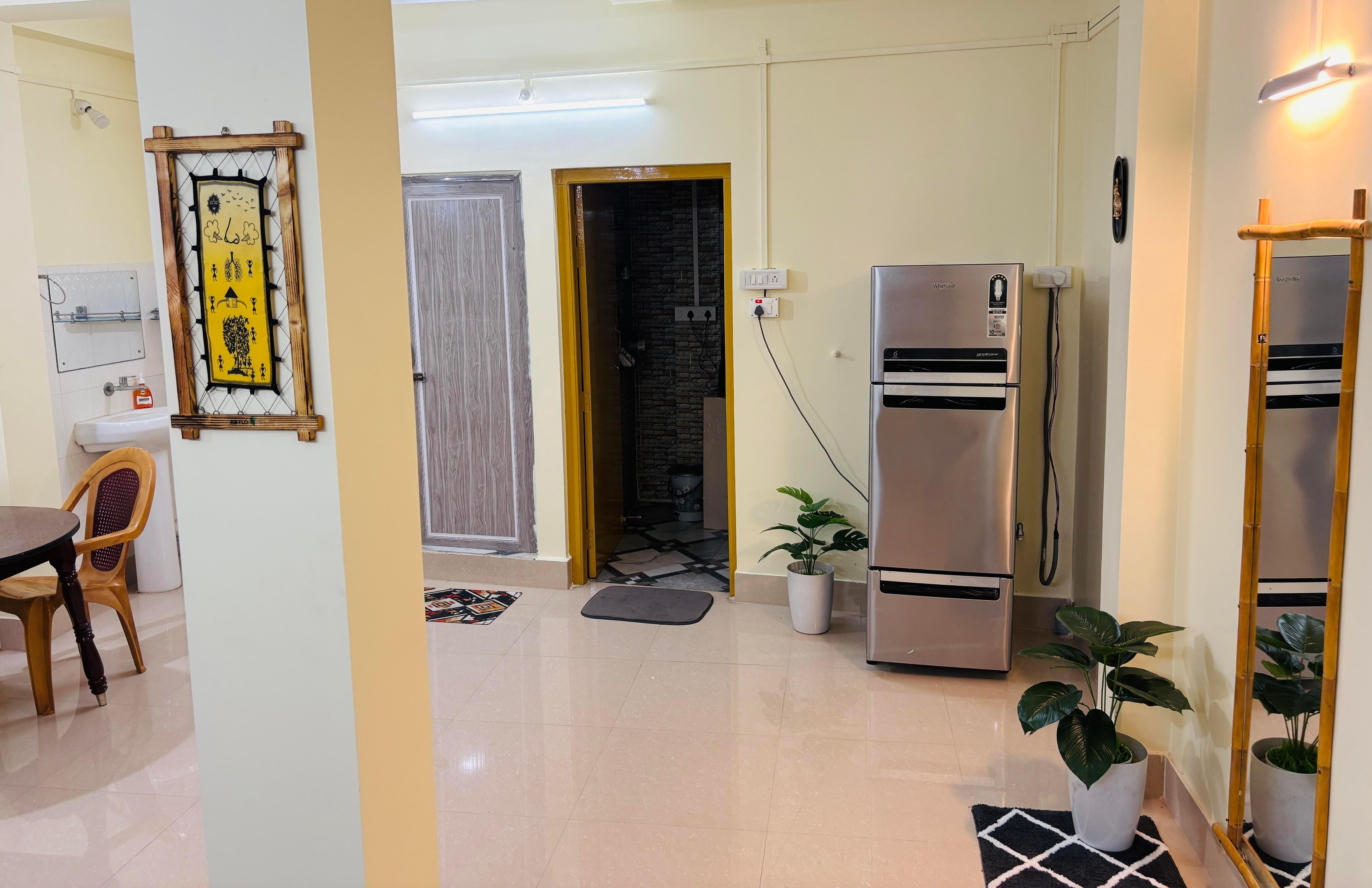 Modern 1BHK Near City Center | Zipp Stay 002
