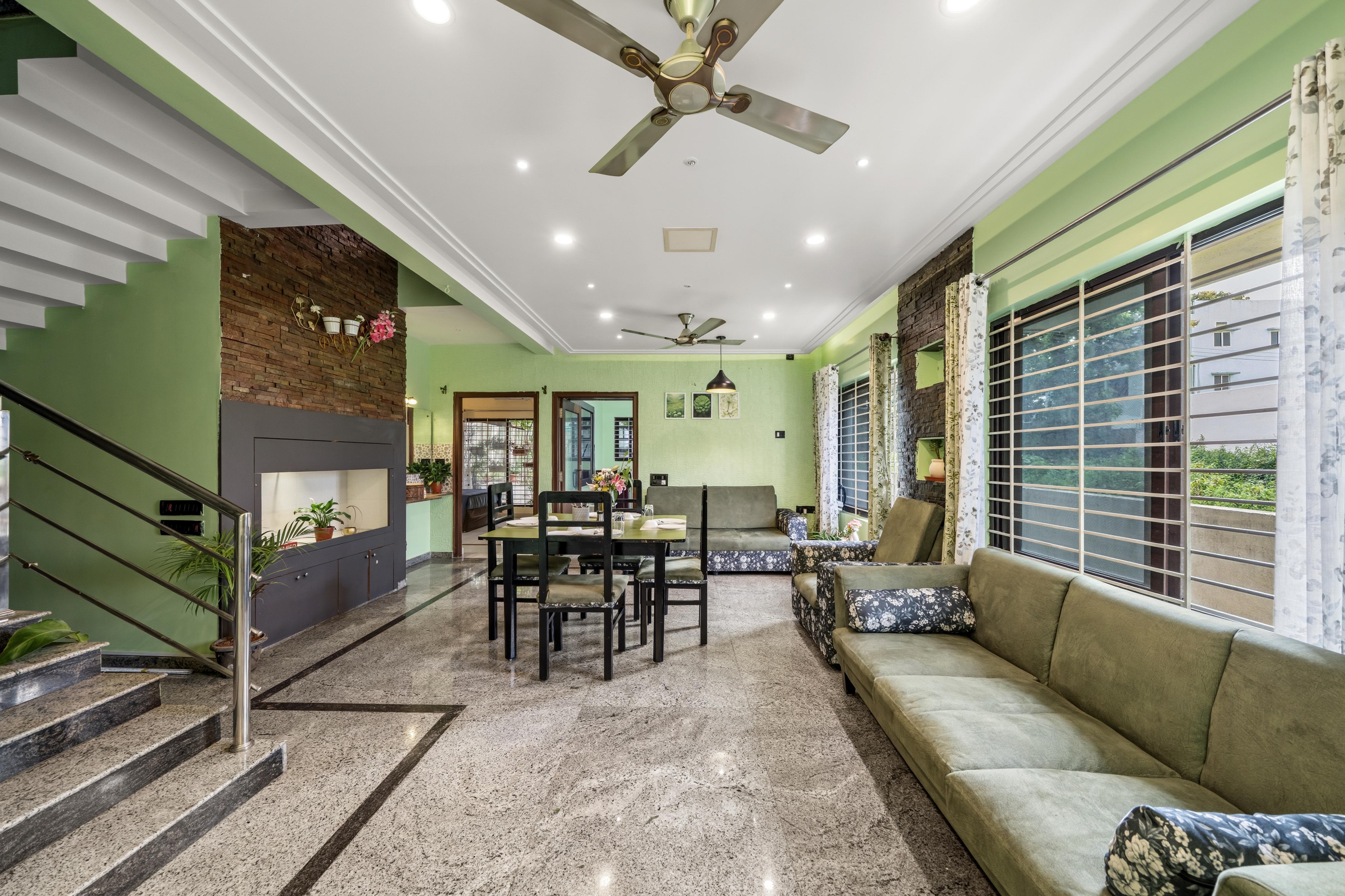 Serene Springs 4BHK Spacez Villa w Private Theatre - Tap to explore photos