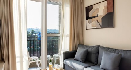 Cozy Candolim 2BHK w Pool nr Beach Nightlife Hub | Hireavilla Room Type - Cozy Candolim 2BHK w Pool nr Beach Nightlife Hub | Hireavilla