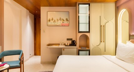 OPO Essential Nandini Room Type - Executive Room with City View. OPO Essential Nandini Room Type - Executive Room with City View.
