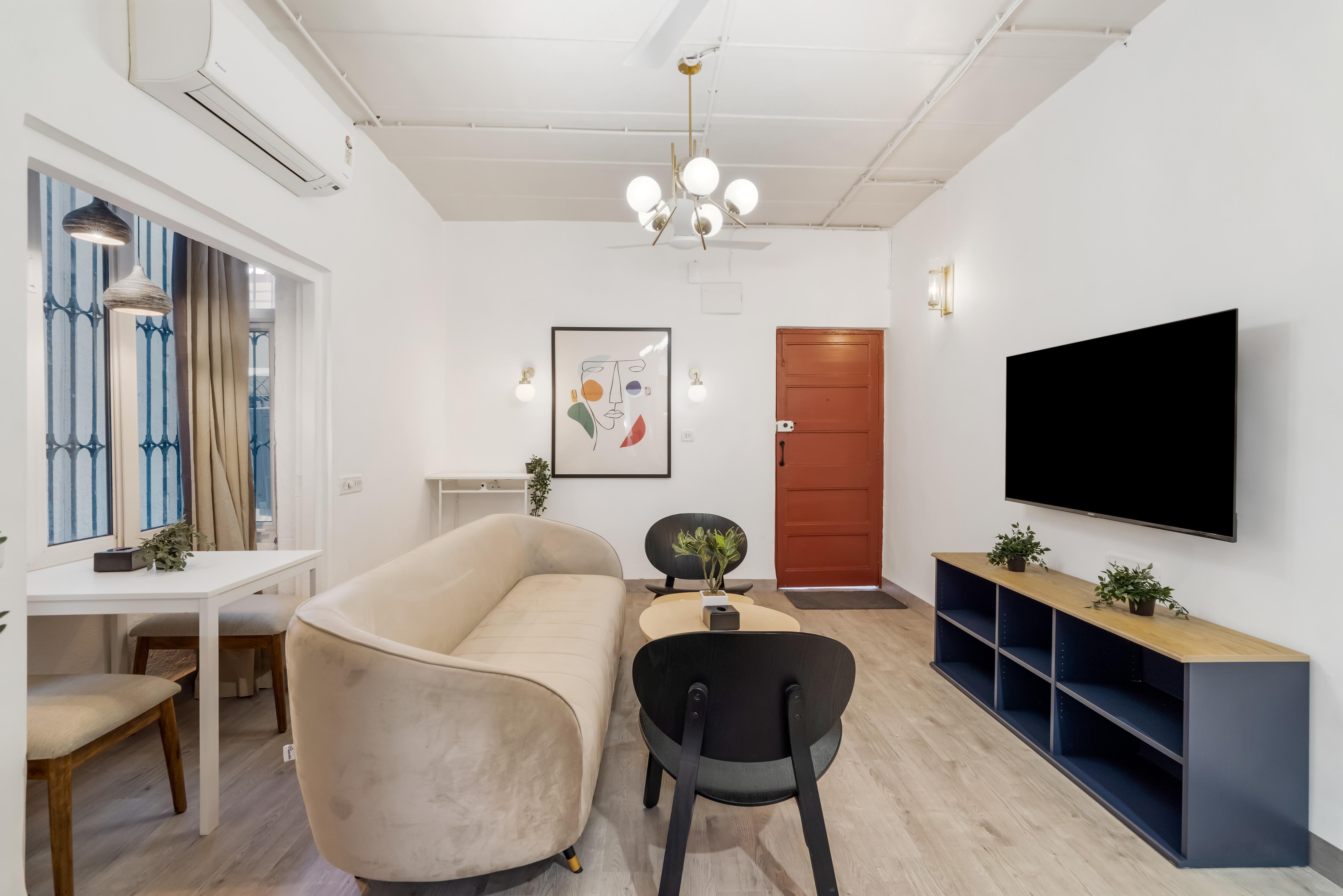 Vera 1.5BHK in Khar W by Squareone Stays - Tap to explore photos