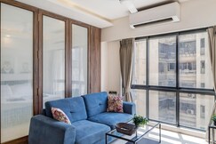 Arial Studio near BKC by Squareone Stays