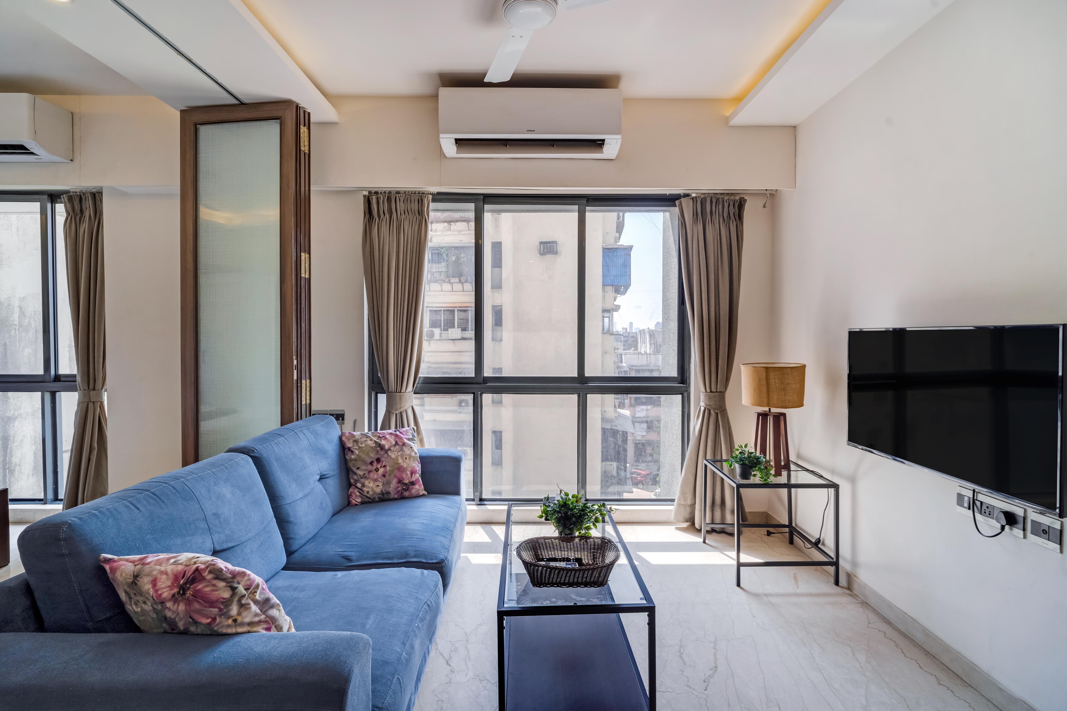 Arial Studio near BKC by Squareone Stays - Tap to explore photos