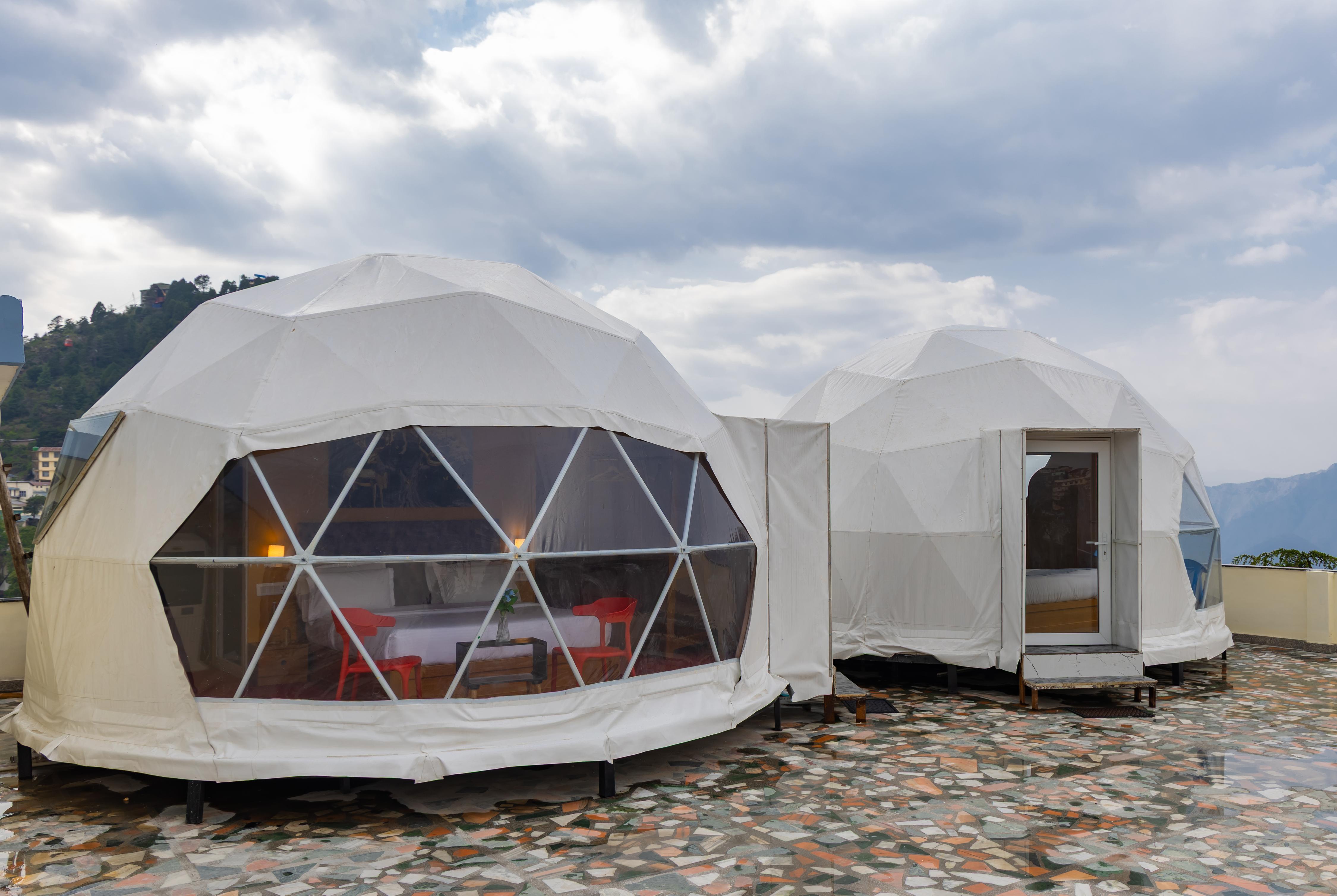Alaya Stays Snowdrop Dome Cottage with Common Terrace