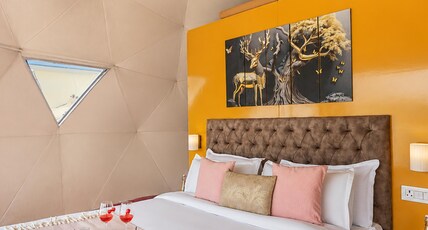 Alaya Stays Snowdrop Dome Cottage with Common Terrace Room Type - Bedroom 1