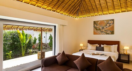 ELIVAAS Signature Kimaya | Suite With Shared Game Zone Room Type - Kimaya Kove | Hut Style Cottage with Open Air Shower