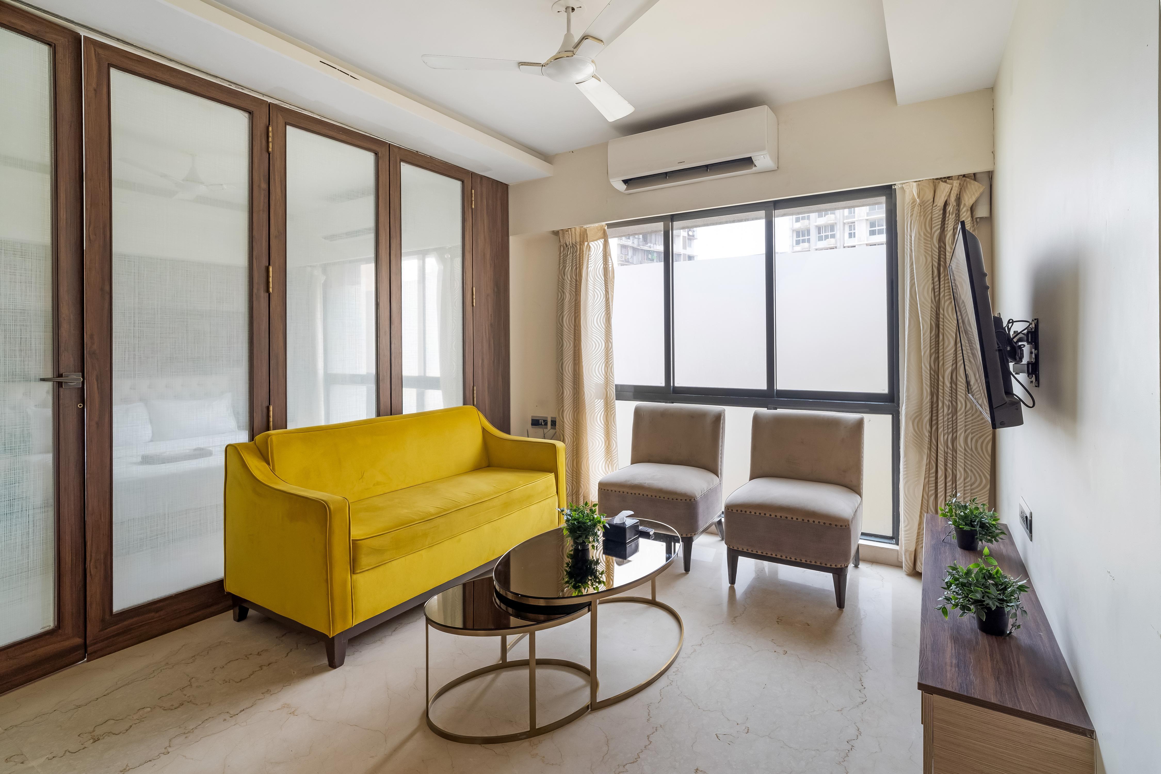 OV Premium Studio Apartment near BKC by SquareOne Stays - Tap to explore photos