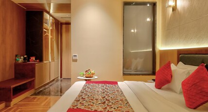 The Opulence Hotel,New Delhi Paschim Vihar Room Type - Deluxe Room with City View and Bathtub The Opulence Hotel,New Delhi Paschim Vihar Room Type - Deluxe Room with City View and Bathtub