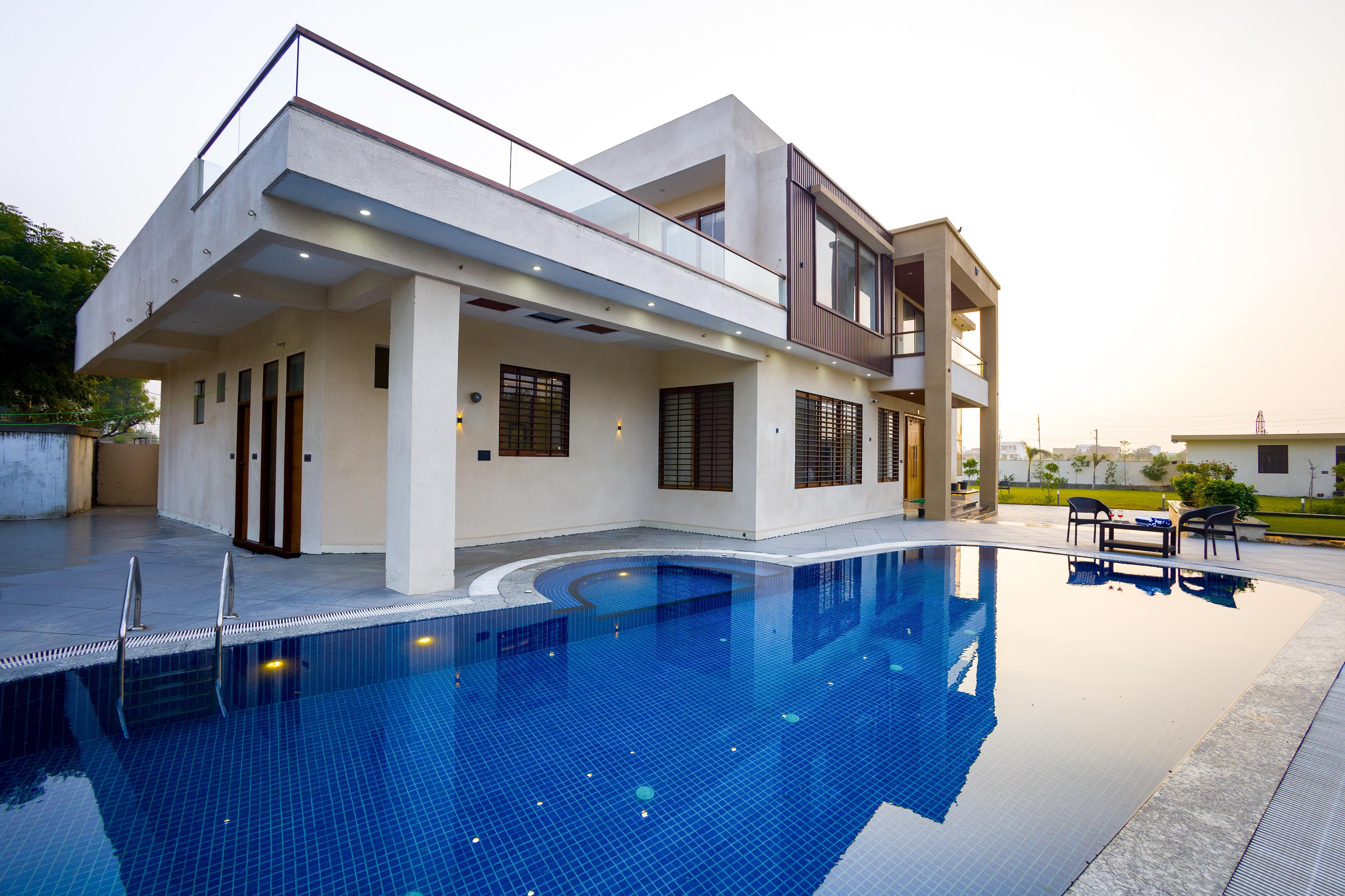 ELIVAAS Signature Lush Haven | 4 BHK Retreat with Pvt Pool - Tap to explore photos