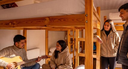 Zostel Leh (Main Market) Room Type - 1 Bunk Bed | Deluxe 6 Bed Mixed Dorm | Shared En-suite Washroom