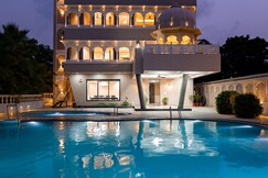 Address of Casa Ganga 6BHK Estate with Celebration Hall and Pool