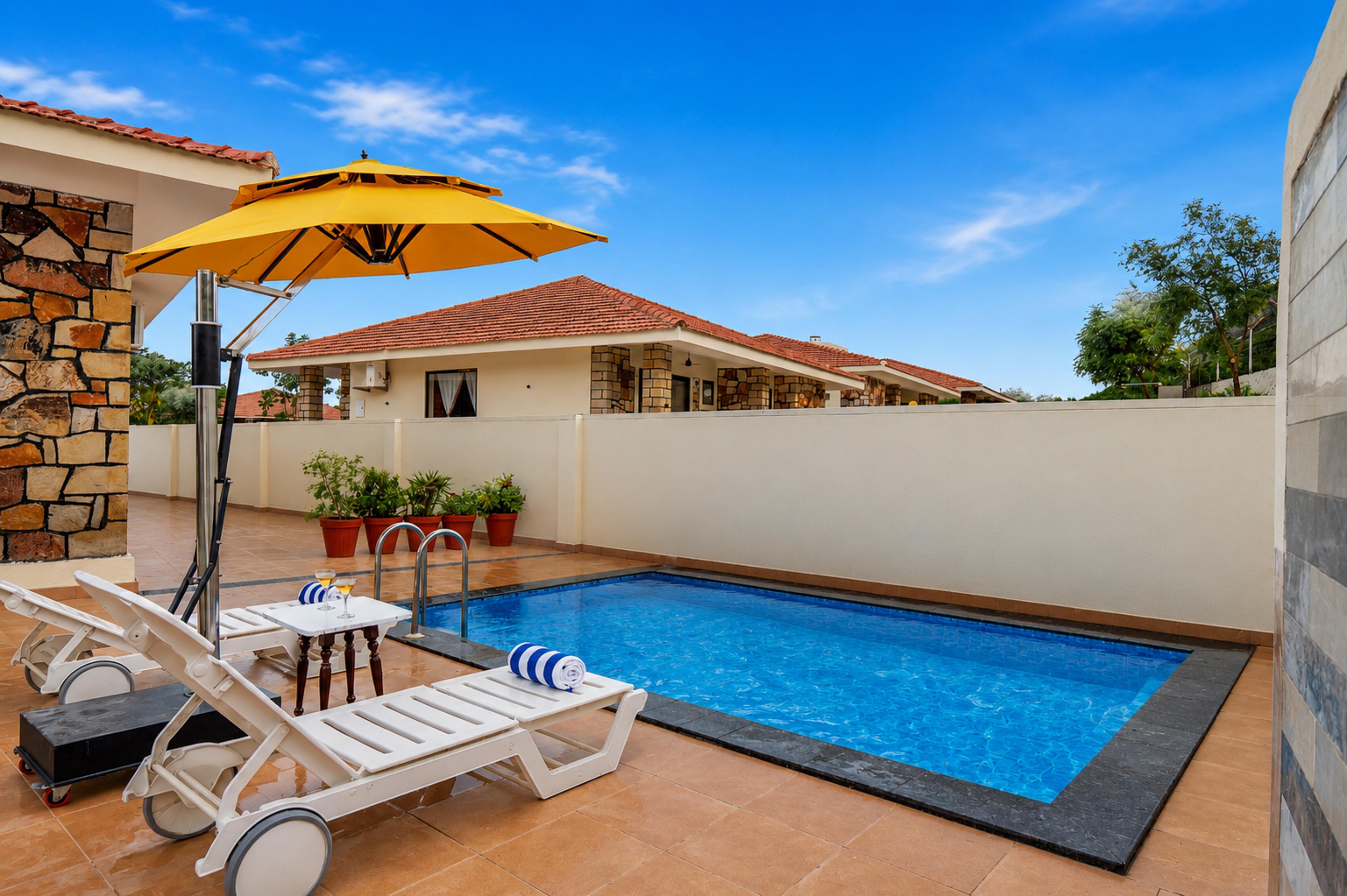 Alaya Stays MS Valley Blossoms | 3 BHK Villa with Pvt Pool - Tap to explore photos