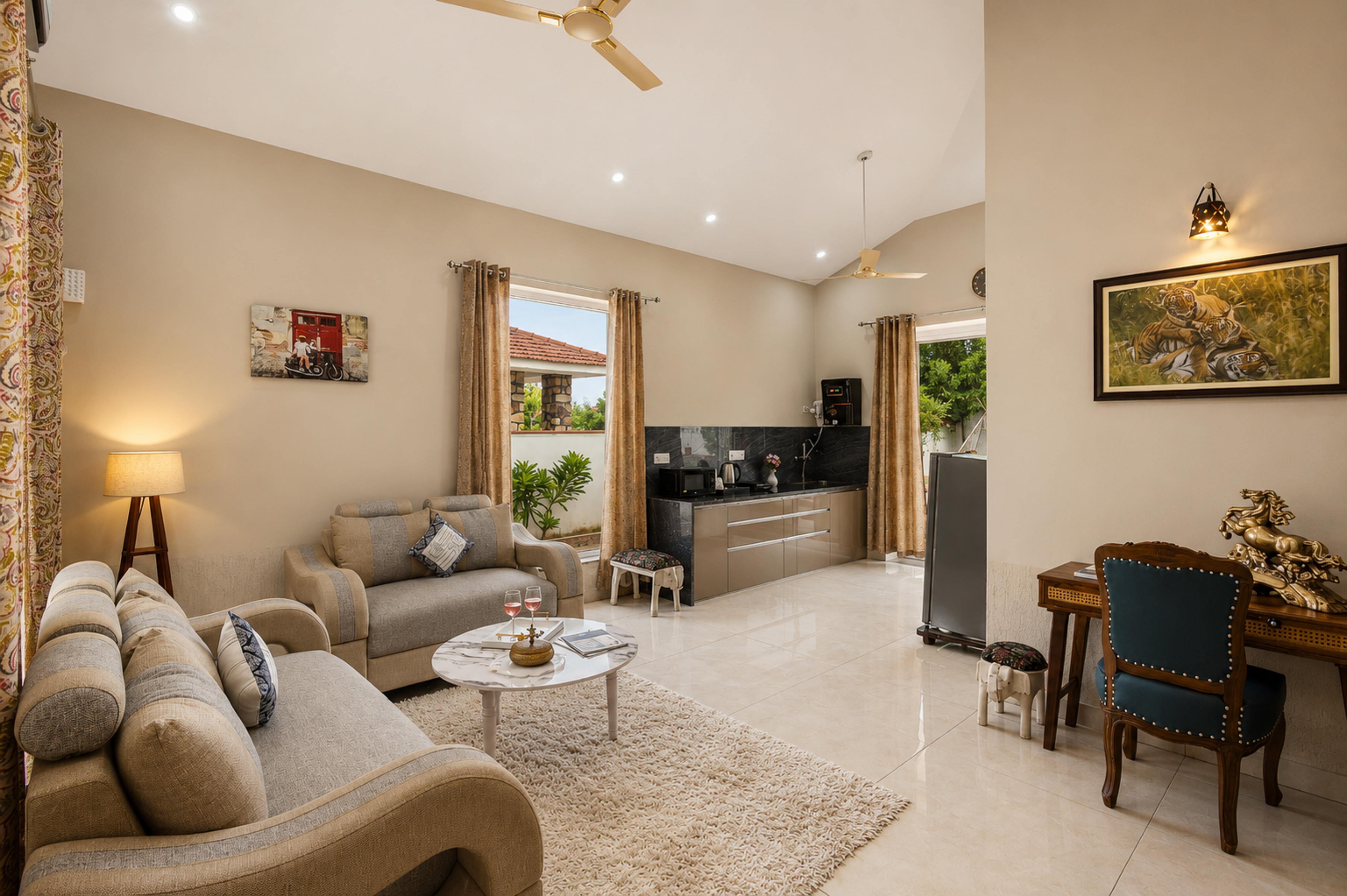 Alaya Stays MS Valley Groves | 2 BHK Villa with Pvt Pool - Tap to explore photos