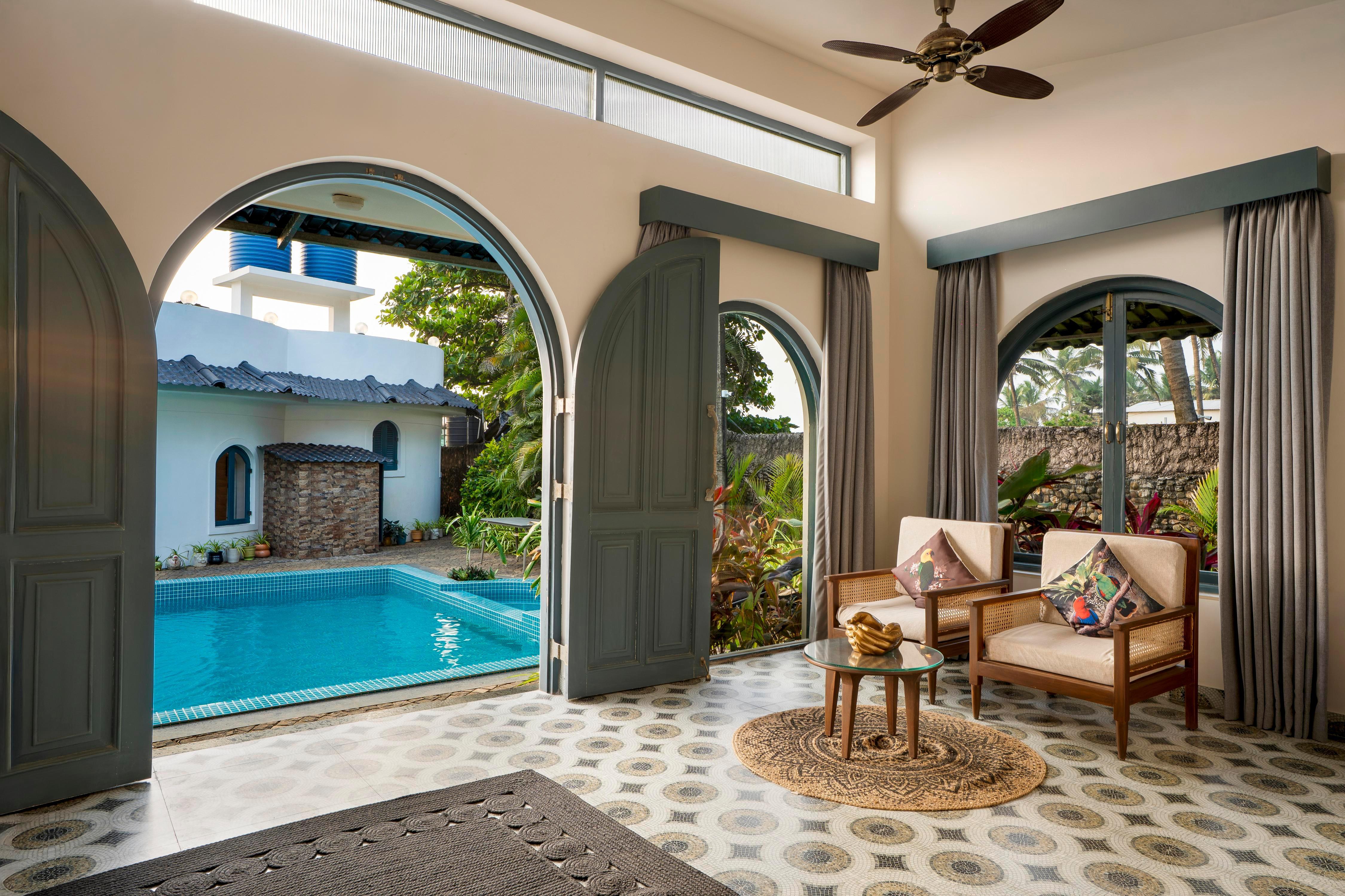 The Beach Morada Acacia 3bed private pool Anjuna - Tap to explore photos