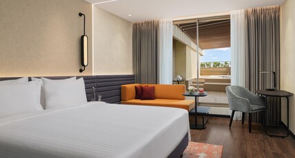 Novotel Bhubaneswar Janpath Room Type - Superior Room with 1 kingsize bed, City side Novotel Bhubaneswar Janpath Room Type - Superior Room with 1 kingsize bed, City side