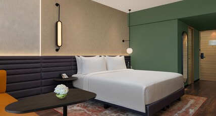Novotel Bhubaneswar Janpath Room Type - Superior Room with 1 kingsize bed Pool side Novotel Bhubaneswar Janpath Room Type - Superior Room with 1 kingsize bed Pool side