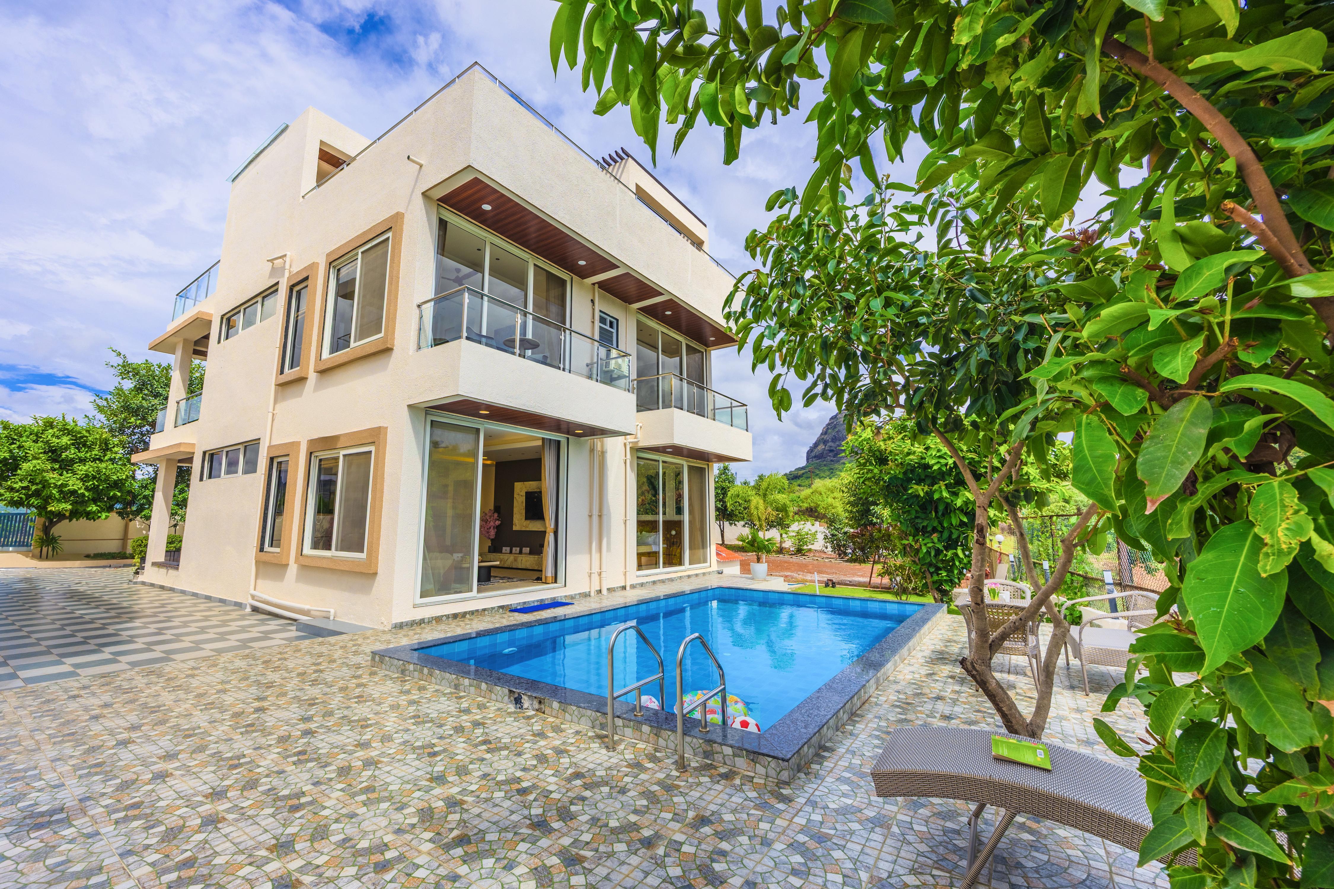 ELIVAAS Signature RK Villa | 4 BHK Hideaway with Pvt Pool - Tap to explore photos