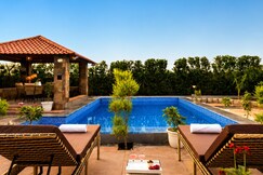 Alaya Stays Royal Green Farm | 2 BHK Farmhouse with Pvt Pool