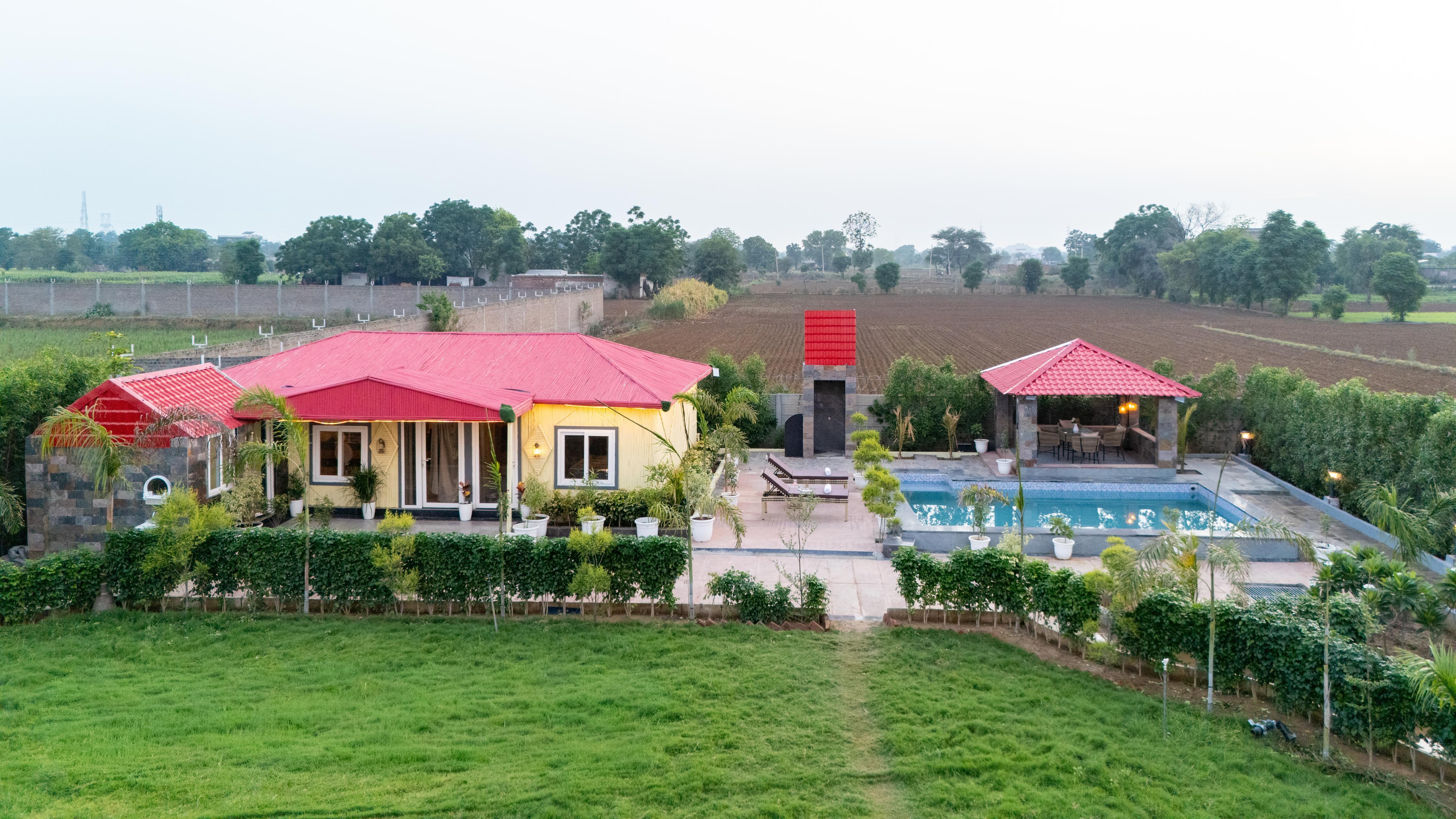 Address of Alaya Stays Royal Green Farm | 2 BHK Farmhouse with Pvt Pool