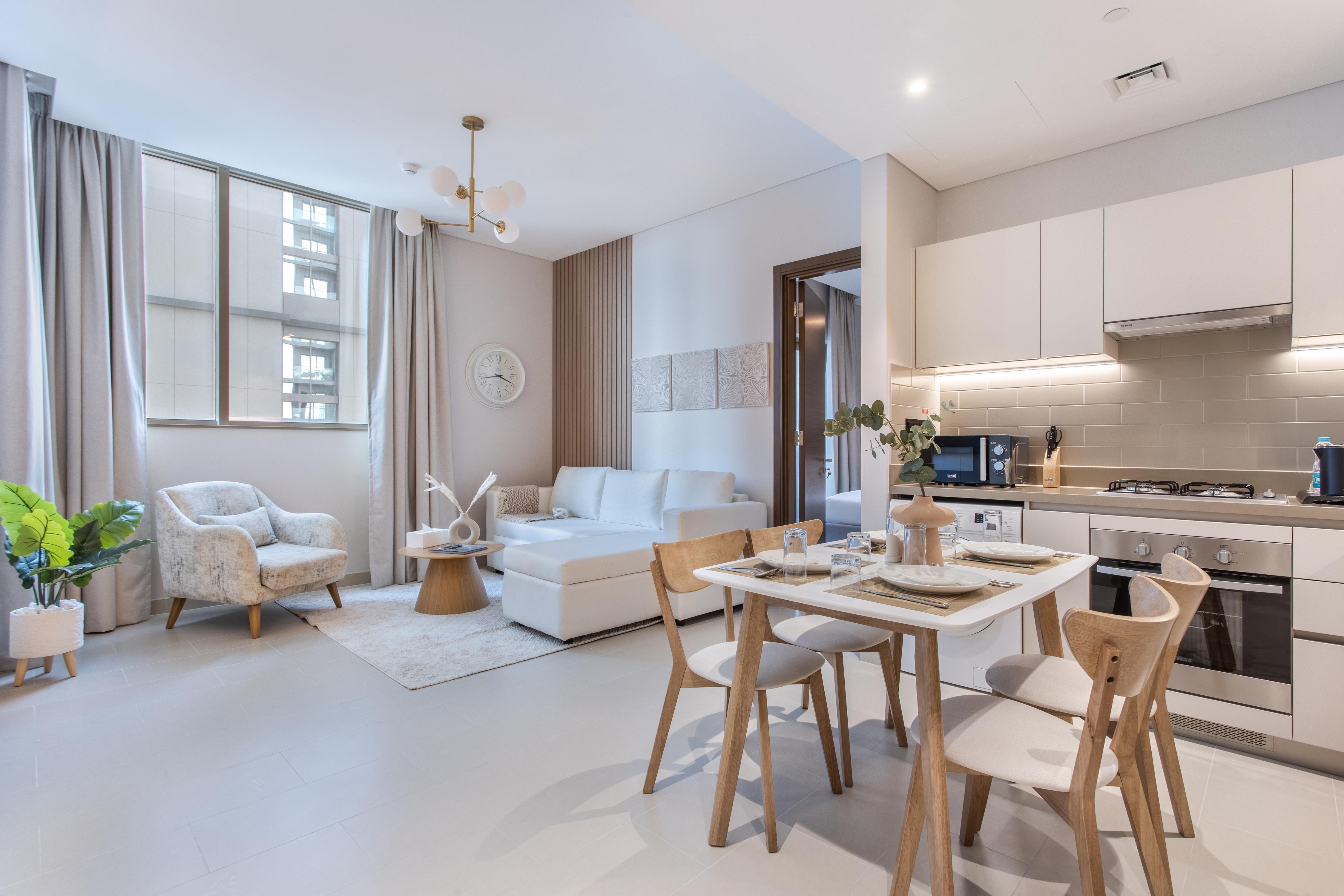 Luxury 2BR Holiday Home CV A814 near Burj Khalifa - Tap to explore photos
